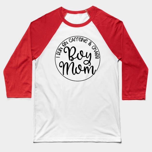 Boy Mom Baseball T-Shirt by lombokwetan